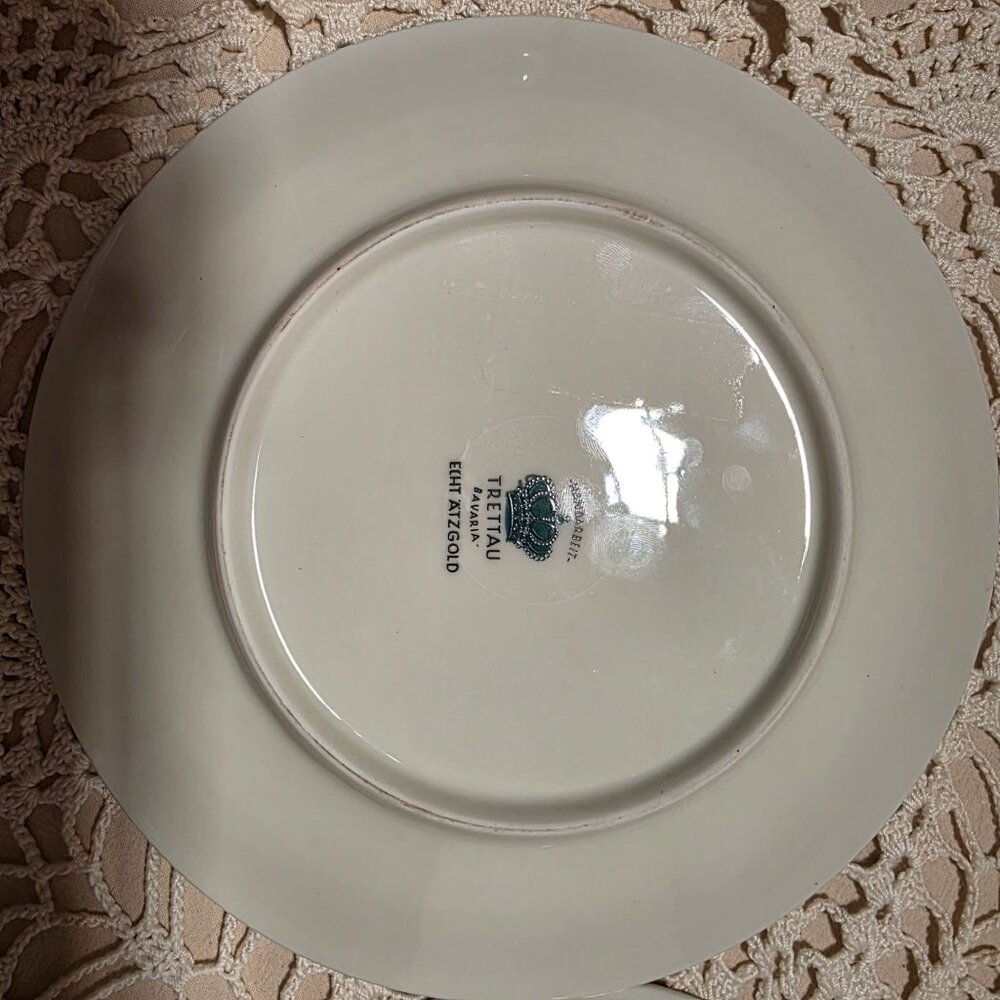 Tettau Echt Bavaria 22K Gold Tea Set Trio Made in Germany - Picture 5 of 10